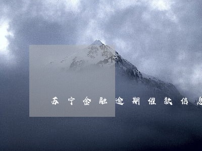 苏宁金融逾期催款信息 苏宁金融逾期催款信息