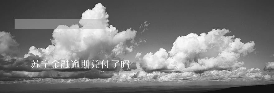 苏宁金融逾期兑付了吗 苏宁金融逾期兑付了吗