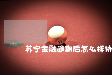 苏宁金融逾期后怎么样协商减免 苏宁金融逾期后怎么样协商减免
