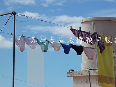 苏州专业法律顾问服务 苏州专业法律顾问服务