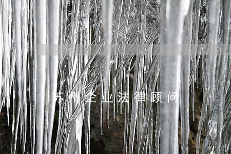 苏州企业法律顾问 苏州企业法律顾问