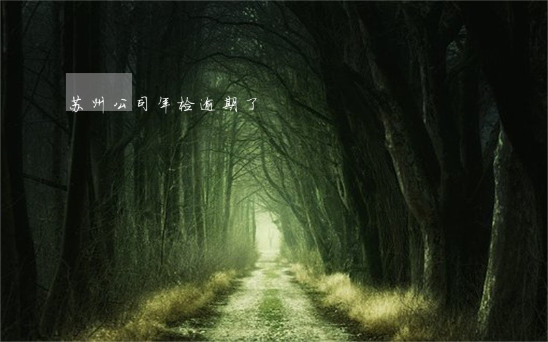 苏州公司年检逾期了 苏州公司年检逾期了