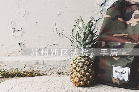 苏州新区法院二手房 苏州新区法院二手房