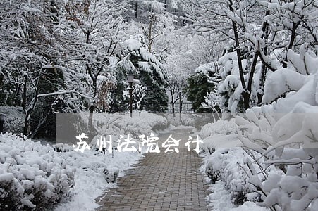 苏州法院会计 苏州法院会计
