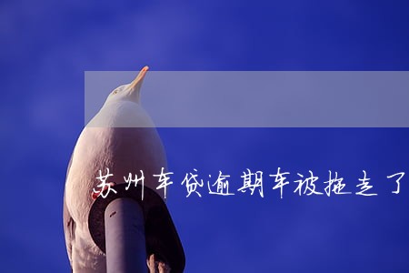 苏州车贷逾期车被拖走了怎么办 苏州车贷逾期车被拖走了怎么办