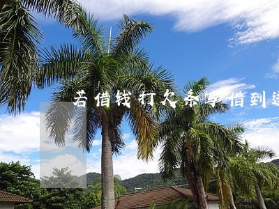 若借钱打欠条写借到违法吗 若借钱打欠条写借到违法吗