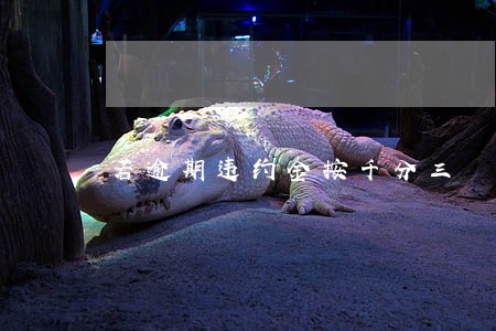 若逾期违约金按千分三