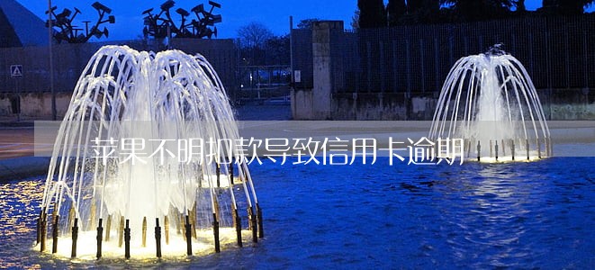 苹果不明扣款导致信用卡逾期 苹果不明扣款导致信用卡逾期