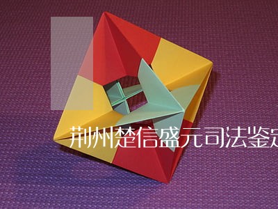 荆州楚信盛元司法鉴定中心 荆州楚信盛元司法鉴定中心