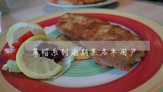 草帽系列逾期黑名单用户 草帽系列逾期黑名单用户