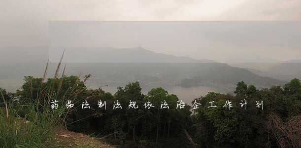 药品法制法规依法治企工作计划 药品法制法规依法治企工作计划