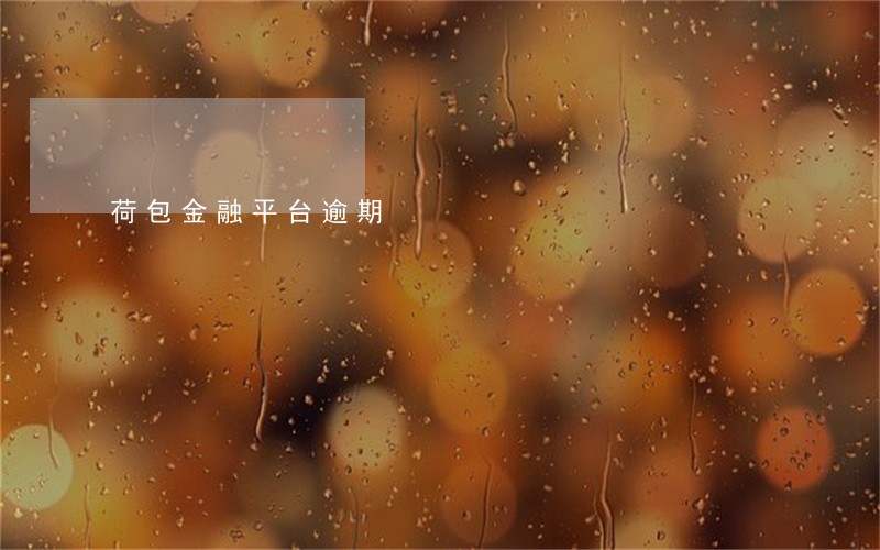 荷包金融平台逾期 荷包金融平台逾期