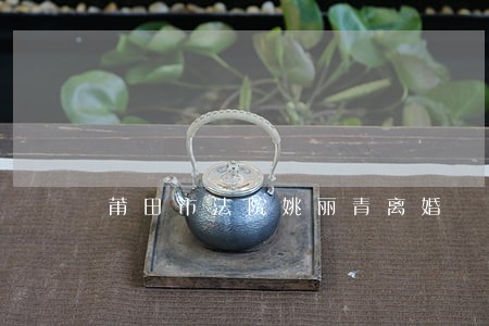 莆田市法院姚丽青离婚