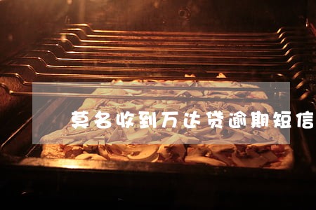 莫名收到万达贷逾期短信 莫名收到万达贷逾期短信