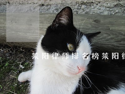 莱阳律师排名榜莱阳律师 莱阳律师排名榜莱阳律师