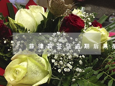 菲律宾签证逾期后果是什么