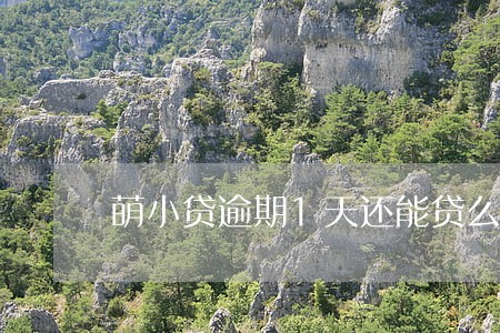 萌小贷逾期1天还能贷么 萌小贷逾期1天还能贷么