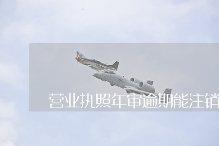 营业执照年审逾期能注销吗 营业执照年审逾期能注销吗