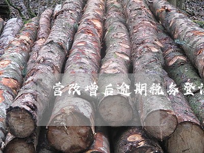 营改增后逾期税务登记