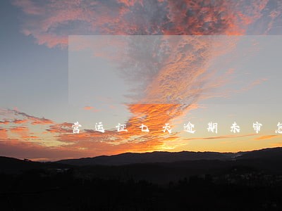 营运证七天逾期未审怎么处罚 营运证七天逾期未审怎么处罚