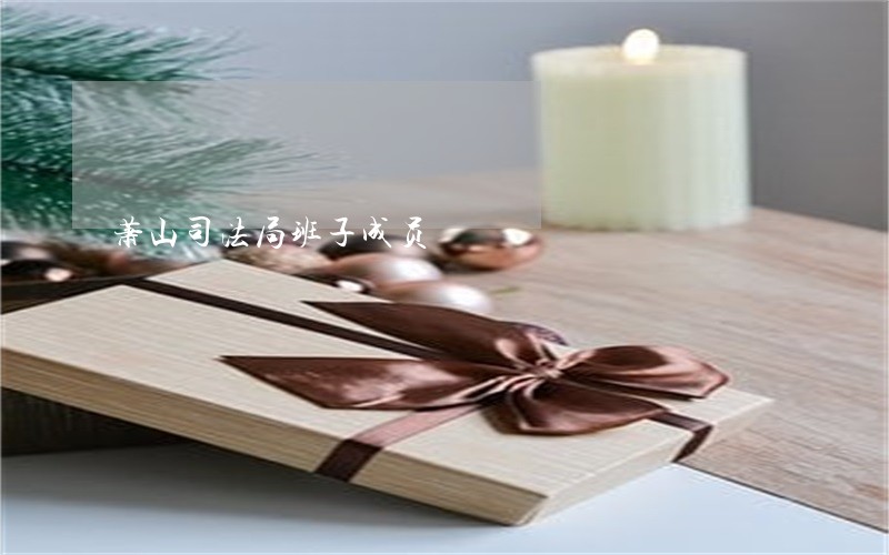 萧山司法局班子成员