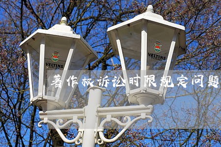 著作权诉讼时限规定问题 著作权诉讼时限规定问题