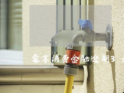 蒙享消费金融逾期3天 蒙享消费金融逾期3天
