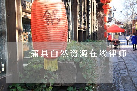 蒲县自然资源在线律师 蒲县自然资源在线律师