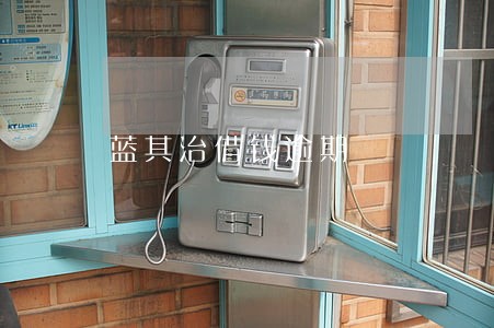 蓝其治借钱逾期 蓝其治借钱逾期