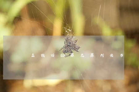 虚假诉讼罪无罪判决书 虚假诉讼罪无罪判决书
