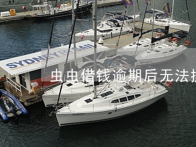 虫虫借钱逾期后无法提现
