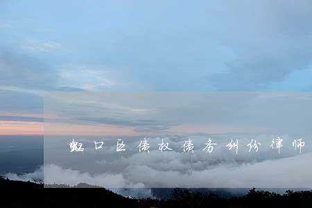 虹口区债权债务纠纷律师咨询 虹口区债权债务纠纷律师咨询