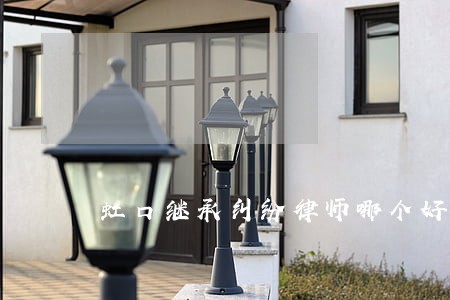 虹口继承纠纷律师哪个好