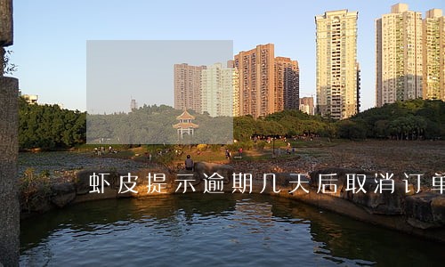 虾皮提示逾期几天后取消订单 虾皮提示逾期几天后取消订单