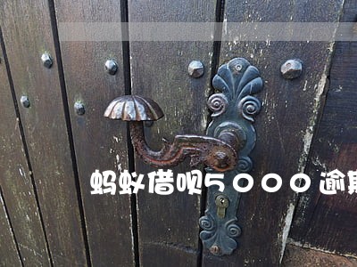 蚂蚁借呗5000逾期俩月 蚂蚁借呗5000逾期俩月