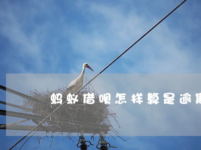 蚂蚁借呗怎样算是逾期 蚂蚁借呗怎样算是逾期
