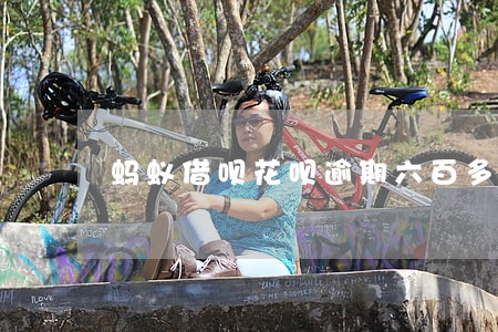 蚂蚁借呗花呗逾期六百多天 蚂蚁借呗花呗逾期六百多天