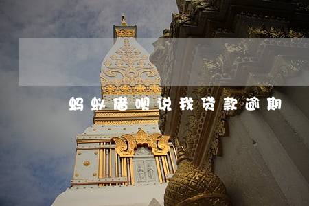 蚂蚁借呗说我贷款逾期 蚂蚁借呗说我贷款逾期
