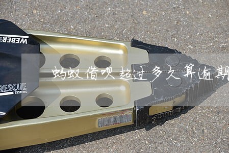 蚂蚁借呗超过多久算逾期 蚂蚁借呗超过多久算逾期