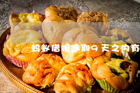 蚂蚁借呗逾期9天之内有事吗 蚂蚁借呗逾期9天之内有事吗