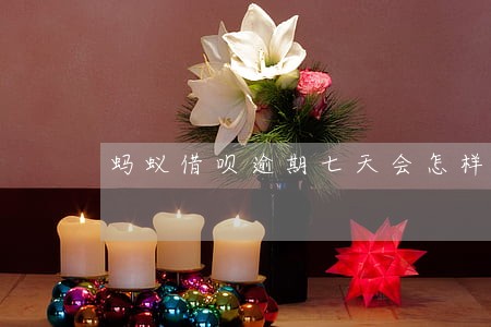 蚂蚁借呗逾期七天会怎样 蚂蚁借呗逾期七天会怎样