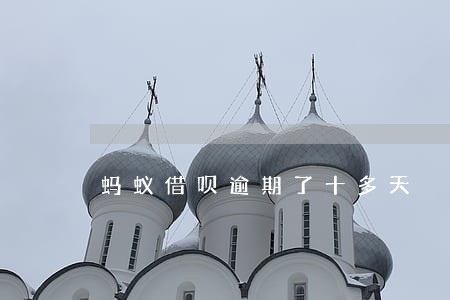 蚂蚁借呗逾期了十多天