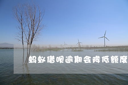 蚂蚁借呗逾期会降低额度吗 蚂蚁借呗逾期会降低额度吗