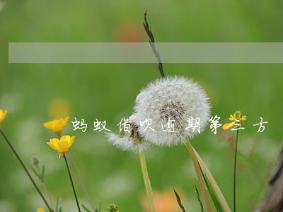蚂蚁借呗逾期第三方 蚂蚁借呗逾期第三方