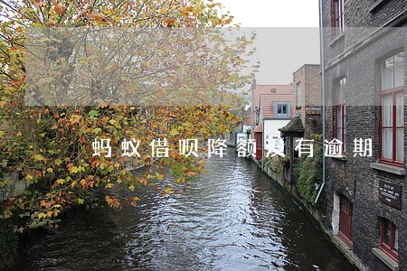 蚂蚁借呗降额没有逾期 蚂蚁借呗降额没有逾期