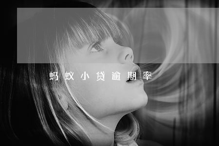 蚂蚁小贷逾期率 蚂蚁小贷逾期率