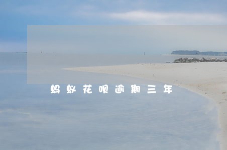 蚂蚁花呗逾期三年 蚂蚁花呗逾期三年
