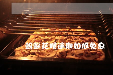 蚂蚁花呗逾期如何免息 蚂蚁花呗逾期如何免息