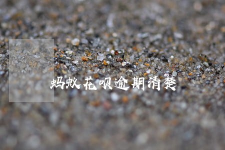蚂蚁花呗逾期清楚
