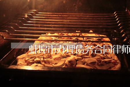 蚌埠市办理债务合同律师 蚌埠市办理债务合同律师